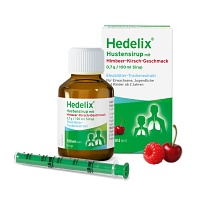 HEDELIX Hustensirup mit Himbeer-Kirsch-Geschmack - 100ml