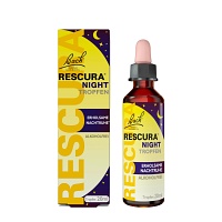 BACHBLÜTEN Rescura Night Tropfen alkoholfrei - 20ml - Beruhigung & Schlaf
