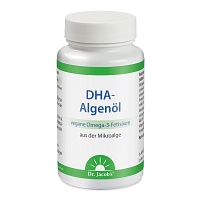 Dr. Jacob\'s DHA-Algenöl Kapseln Omega-3-Fettsäuren vegan