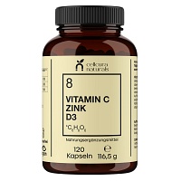 CELLCURA Naturals Vitamin C+Zink+Vitamin D3 Kaps. - 120Stk