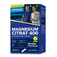 SANOTACT Magnesium Citrat 400 Pulver - 20Stk