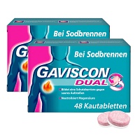 GAVISCON DUAL - DOPPELPACK - 2 X 48Stk - Sparset