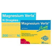 Magnesium Verla N Dragees + Direkt Himbeere - 200+30Stk