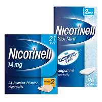 NICOTINELL COOL MINT 2MG + NICOTINELL 35MG 24 STD - 96+21Stk - Nicotinell