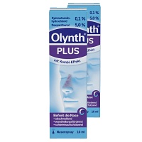 OLYNTH PLUS 0.1%/5% ERW. - DOPPELPACK - 2X10ml - Auge, Nase & Ohr