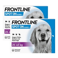 Frontline Spot on H 40 Vet - Set - 6+3Stk - Haut & Fell