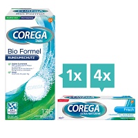 Corega Tabs + 4x Ultra Haftcr.Frisch 4-MONATSPAKET - SETStk - Pflegeprodukte für die Dritten