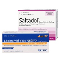 Loperamid Akut 2mg + Saltadol Elektrolyt Pulver - 10+12Stk