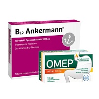 Omep Hexal 20mg MSR Hkaps + B12 Ankermann - 14+50Stk