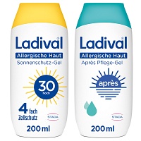 LADIVAL ALLERGISCHE HAUT GEL LSF 30 + APRES GEL - 2X200ml