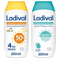 LADIVAL KINDER SONNENMILCH LSF 50+ + APRES LOTION - 2x200ml