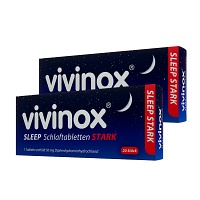 VIVINOX SLEEP SCHLAFTABLETTEN STARK - DOPPELPACK - 2X20Stk
