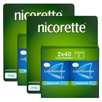 NICORETTE FRESHM 2MG GEPRE - DOPPELPACK - 2X80Stk - Raucherentwöhnung
