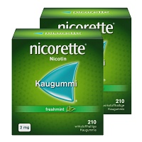 NICORETTE 2MG FRESHMINT - DOPPELPACK - 2X210Stk - Raucherentwöhnung