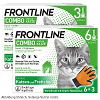 FRONTLINE COMBO SPOT KATZE - DOPPELPACK - 6+3Stk