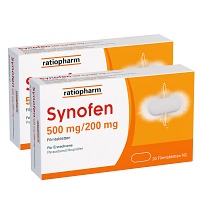 SYNOFEN 500 MG/200 MG - DOPPELPACK - 2X20Stk - Erkältung & Schmerzen