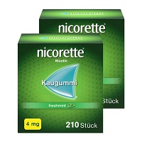 NICORETTE 4MG FRESHMINT - DOPPELPACK - 2X210Stk - Raucherentwöhnung