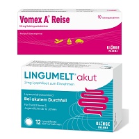 VOMEX A REISE 50MG + LINGUMELT AKUT 2MG - 10+12Stk - AKTIONSARTIKEL