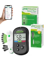 ONETOUCH Select Plus Starterset mmol/l - 1Stk - Blutzuckermessgeräte & Zubehör