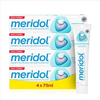 meridol 4x 75ml Zahnfleischschutz - 4X75ml - Klassische Zahnpflege