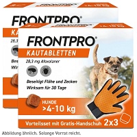 FRONTPRO CHEW HUNDE S VET - Doppelpack - 2X3Stk - Tiergesundheit