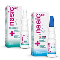 NASIC O.K. NASENSPRAY + NASIC FÜR KINDER O.K. - 2X10ml