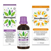 IBEROGAST Advance 50ml + IBEROBIOTICS Pro 30St - 1Set - Darmflora