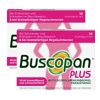 BUSCOPAN PLUS BEI REGELSCHMERZEN - 2X10 STK - 2X10Stk - Regelschmerzen
