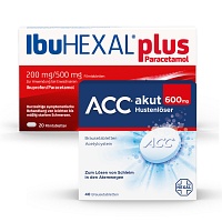 ACC AKUT 600+IBUHEXAL PLUS PARACETAMOL - 40+20Stk