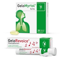 GELOMYRTOL FORTE + GELOREVOICE KIRSCH-MENTHOL - 20St. Kapseln+ 20St. Lutschtabletten