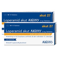  LOPERAMID AKUT ARISTO 2MG DOPPELPACK - 2X10Stk - SET-Angebote