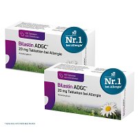 BILASTIN ADGC 20MG TAB DOPPELPACK - 2X100Stk - Unsere Setangebote