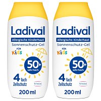  LADIVAL allergische Kinderhaut Gel LSF 50+ Doppelpack