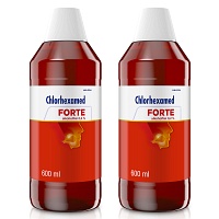 CHLORHEXAMED FORTE ALKFREI DOPPELPACK - 2X600ml - Chlorhexamed