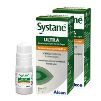  SYSTANE Ultra Tropfen ohne Konservierungsmittel 2x10ml - Doppelpack