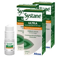  SYSTANE Ultra Tropfen ohne Konservierungsmittel 3x10ml - 3er Pack